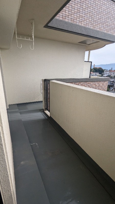 お天気が良い日にはこちらに洗濯物が干せます