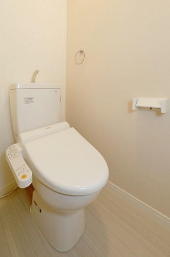 温水洗浄便座付きです