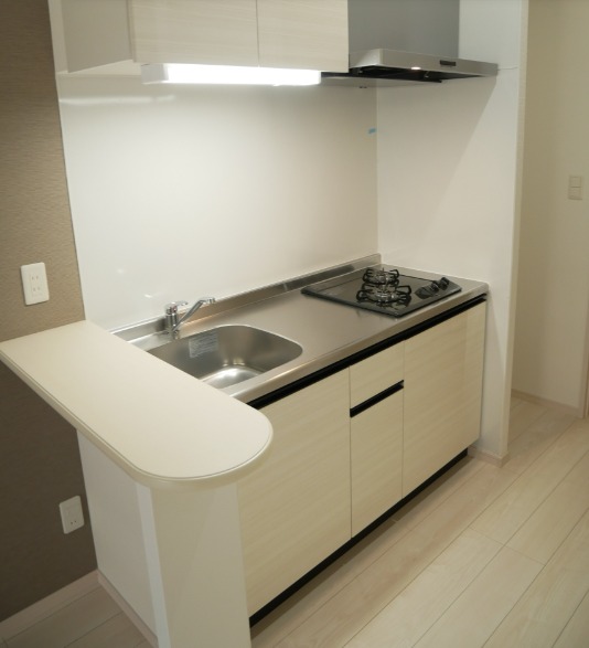 2口コンロでお料理がはかどります。