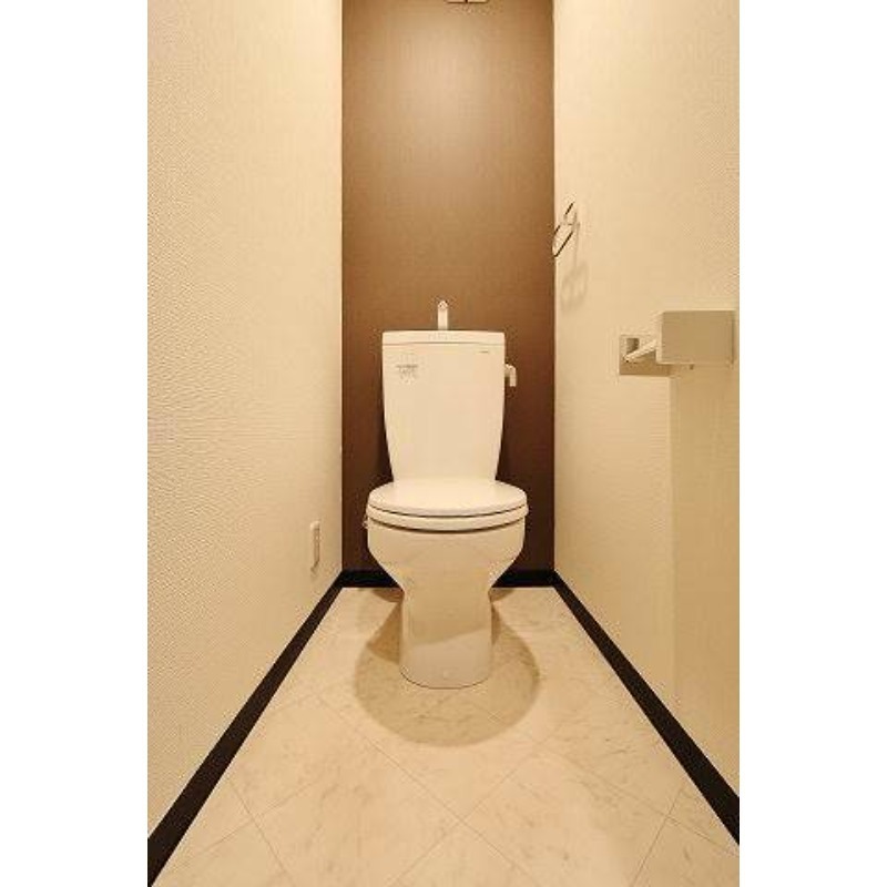 清潔感のあるトイレです。