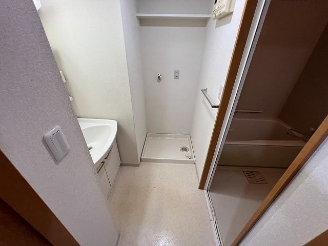 もちろん室内洗濯機置き場です