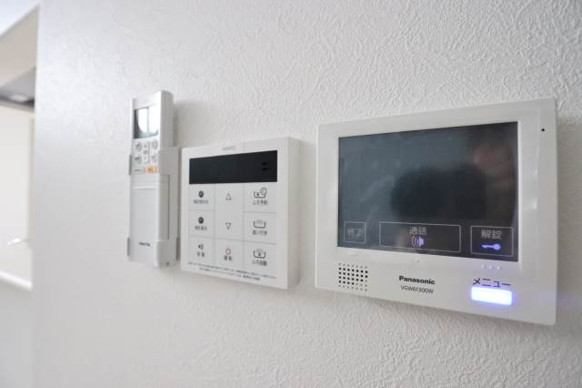 モニタ付きで来客時も安心