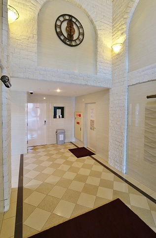 お洒落なエントランス