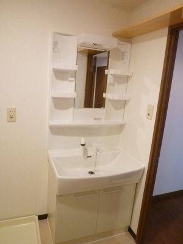 朝の支度はこちらで