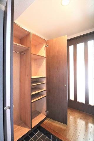 開放感のある玄関ですね