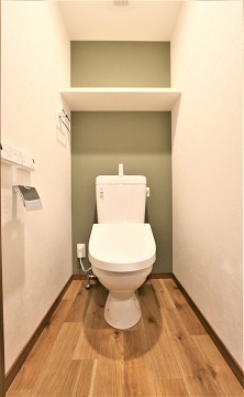 温水洗浄便座付きです