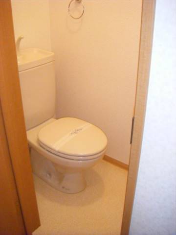 清潔感のあるトイレスペースも嬉しいですね