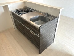 対面キッチンで会話が弾みますね