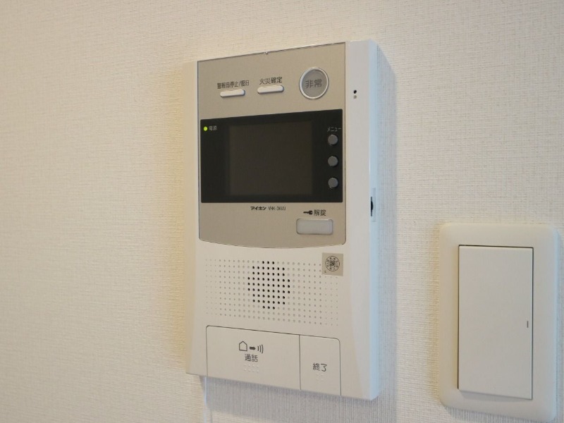 モニタつきで来客時も安心