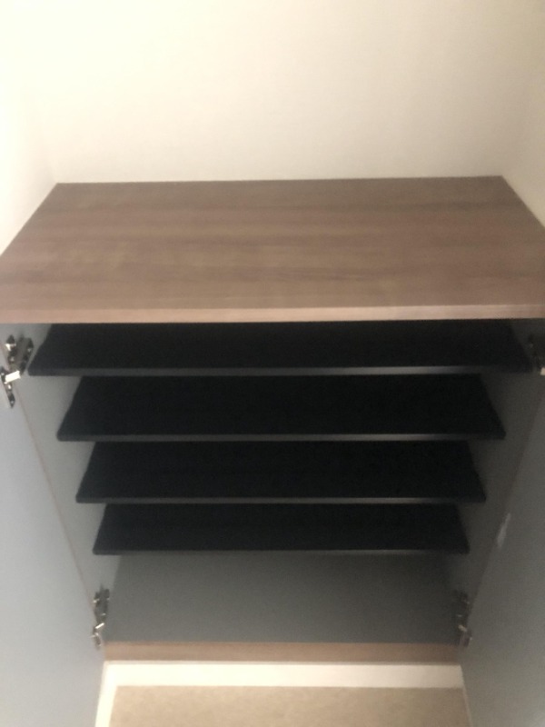 入れやすい高さのシューズボックス