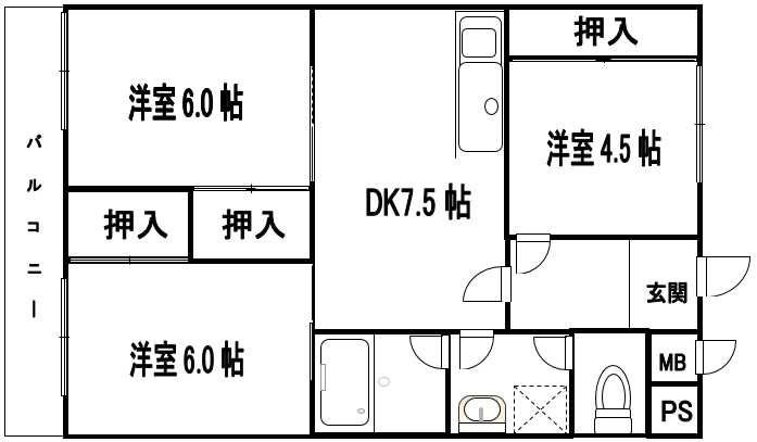 間取り、設備、写真は現状を優先いたします