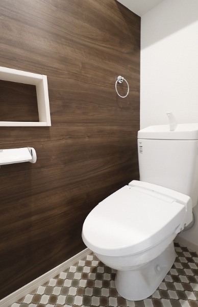 温水洗浄便座付きです