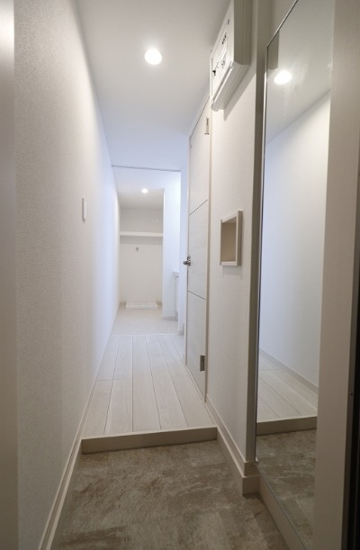 開放感のある玄関ですね