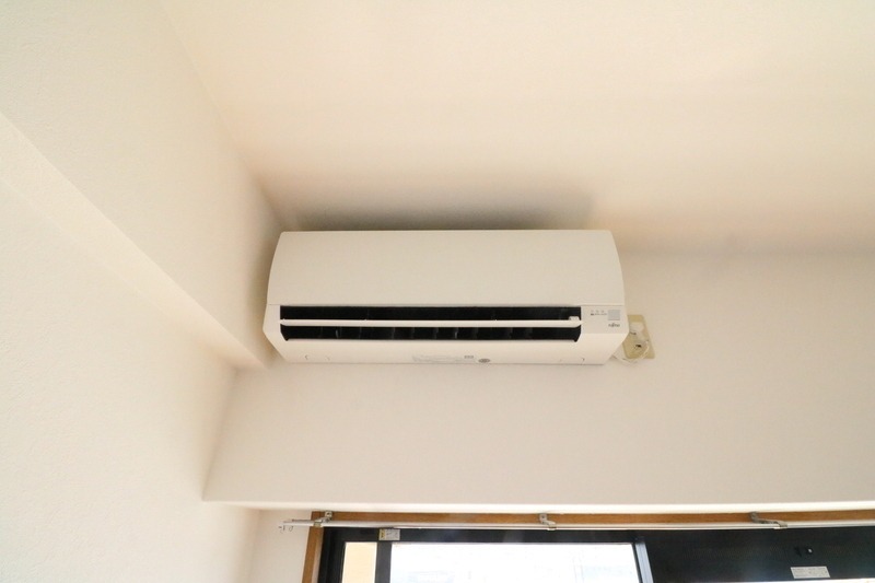 エアコン付きで年中快適に過ごせます