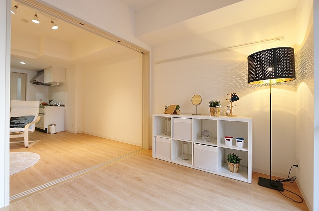 家具の配置がしやすいリビングですね