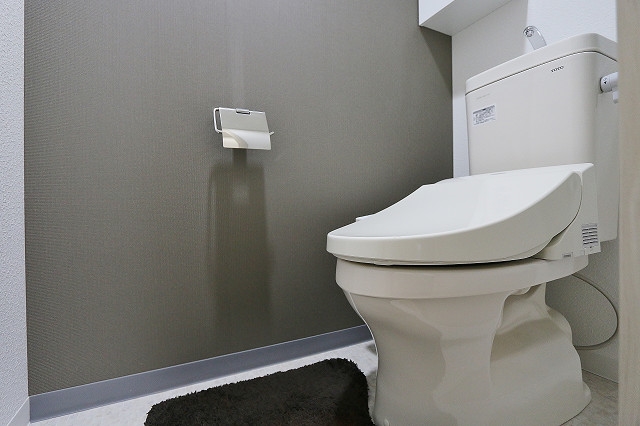 温水洗浄便座付きです