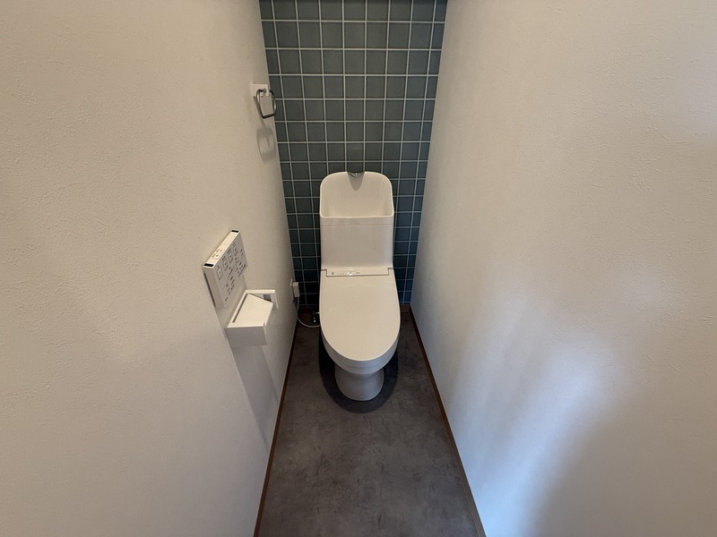 温水洗浄便座付きです