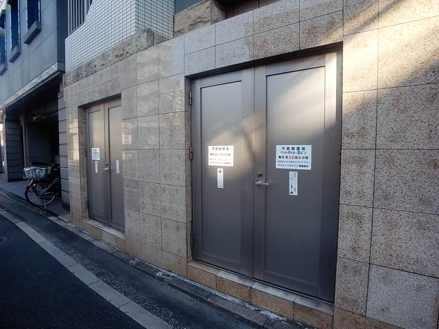 しっかりしたゴミ置き場です