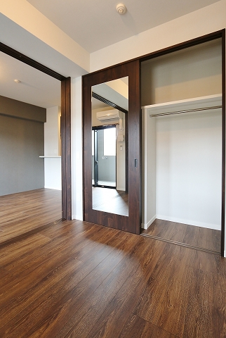 収納力抜群のクローゼットです