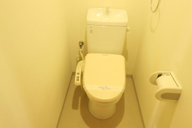 清潔感のあるトイレですね