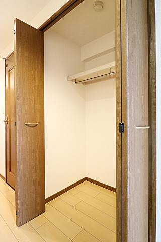 大容量のクローゼットです。