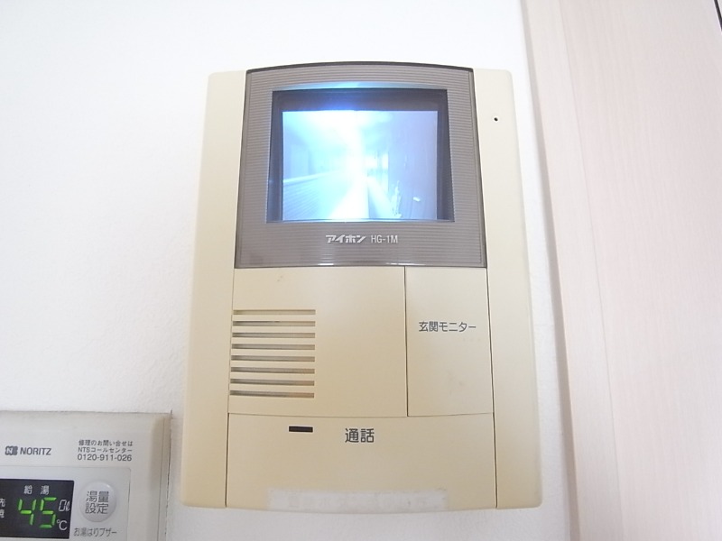 モニターホンで安心ですね