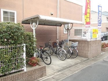 駐輪場もあります