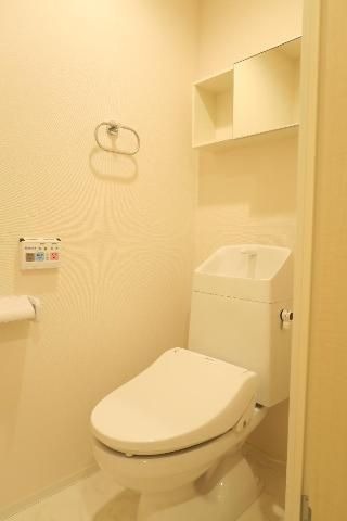 温水洗浄完備。