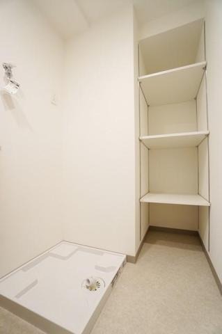 室内洗濯機置場があります