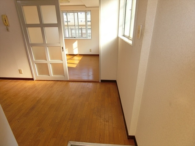玄関からの景色です。