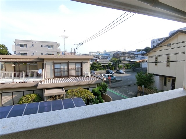 バルコニーからの眺望。
