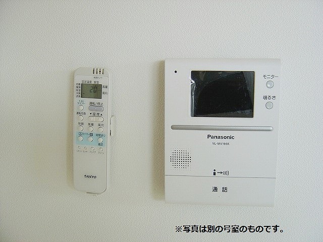 モニター付きで安心。