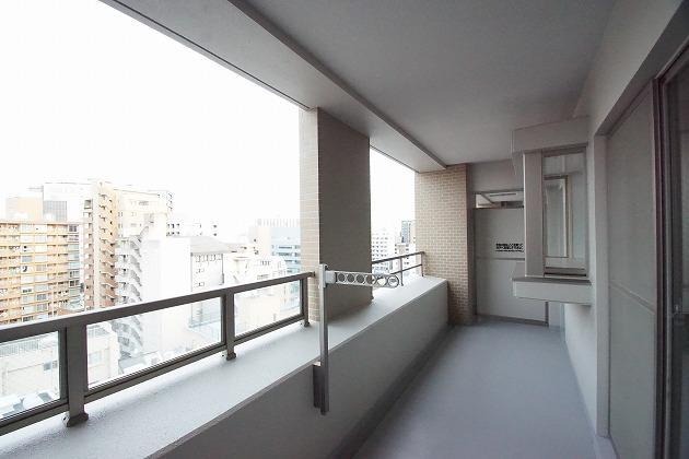 バルコニーからの景色です。
