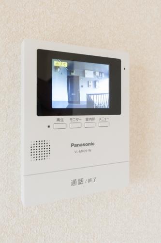 モニター付きで安心。