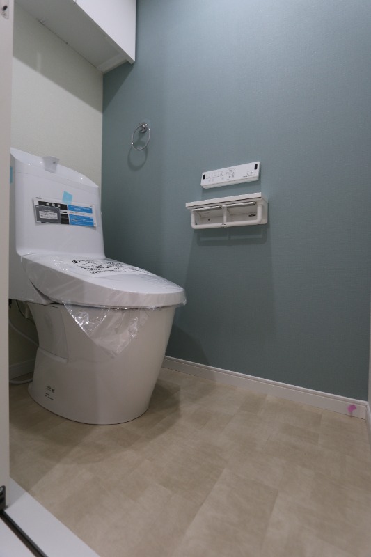 清潔なトイレで気分いいですね