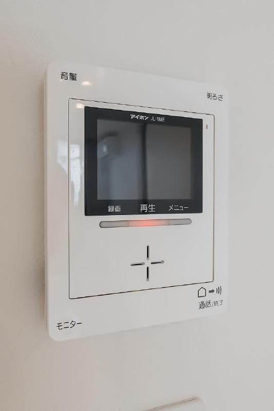 急な来客でも安心のモニターホンです