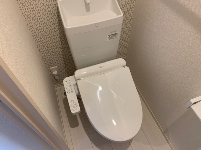 清潔感のあるトイレです