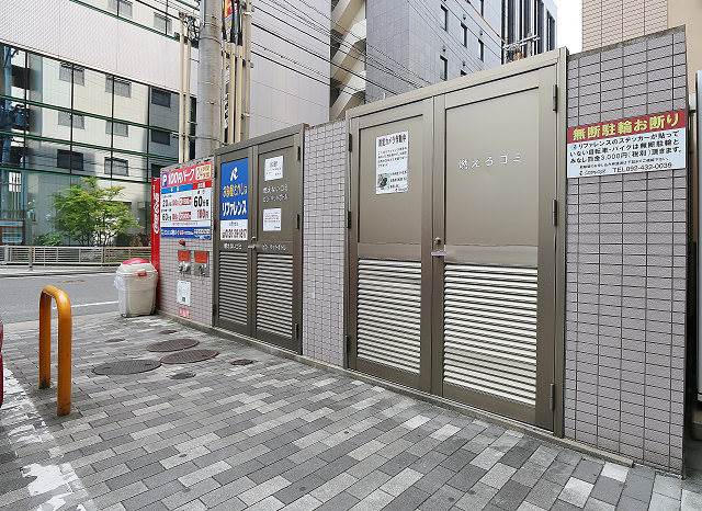 ごみ置場も敷地内に有ります