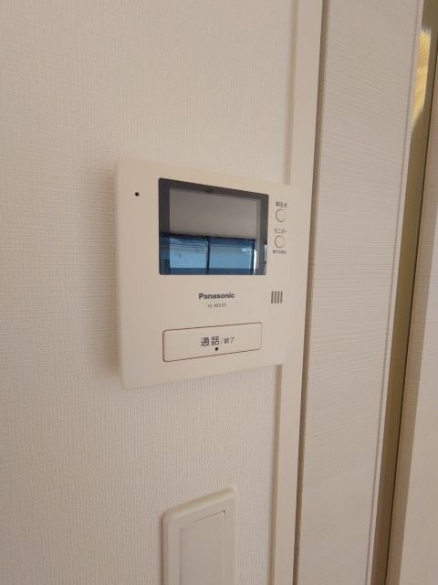 モニター付きで安心。