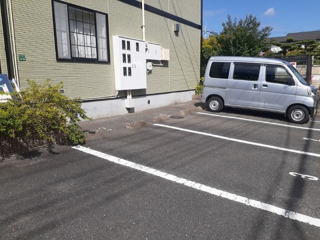 駐車場はこちらです。