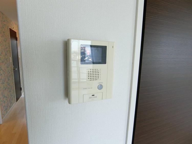 モニターがあれば急な来客でも安心です