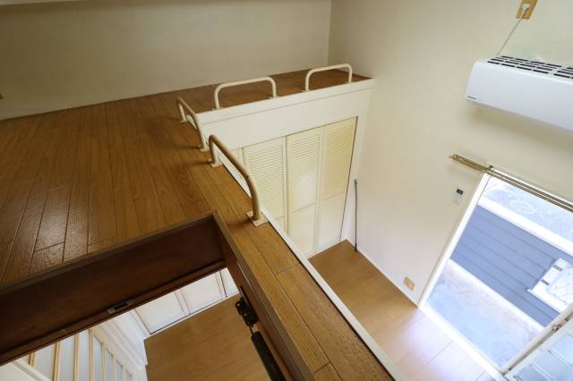 天井の高いお部屋です。