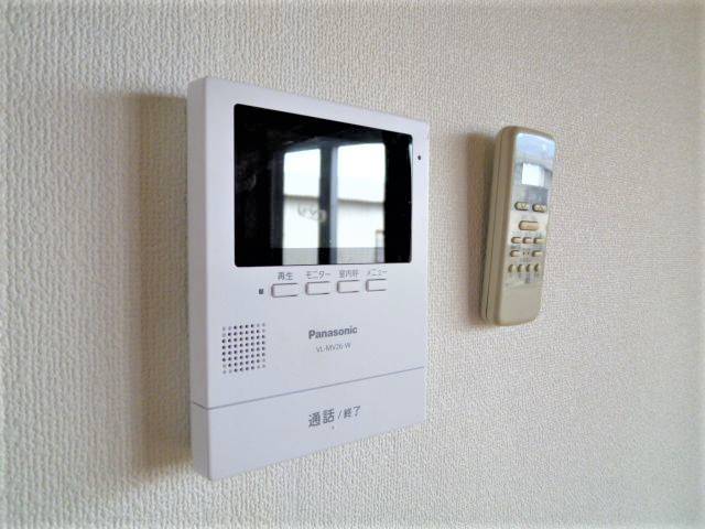 モニター付きで安心です