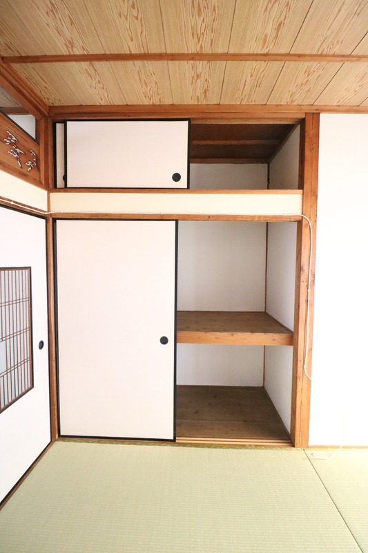 大容量の押し入れです