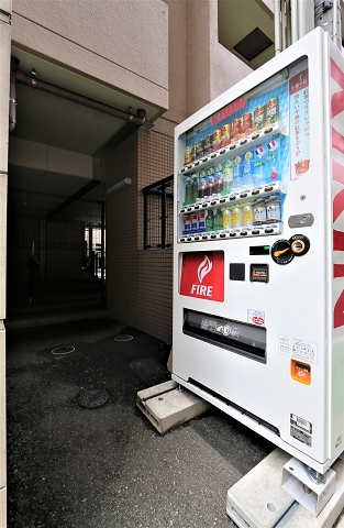 共用部分に自動販売機があります