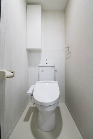 清潔感のあるトイレです