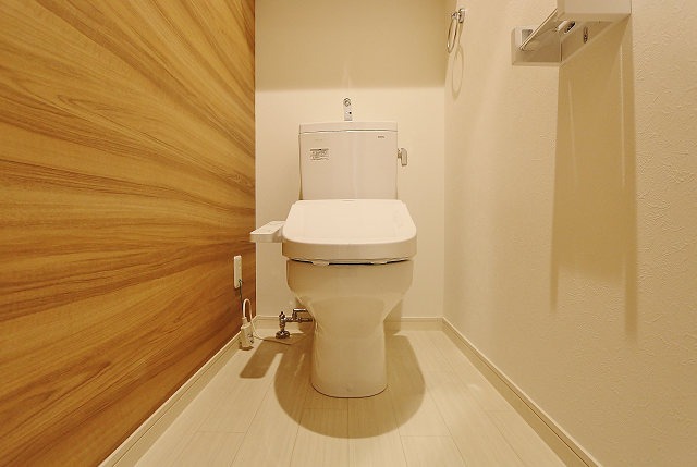清潔感のあるトイレです