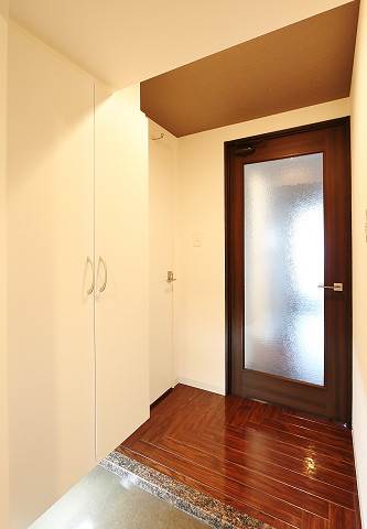 開放感のある玄関です