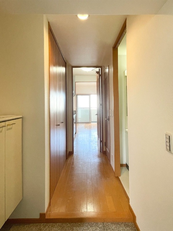 玄関からの景色です。