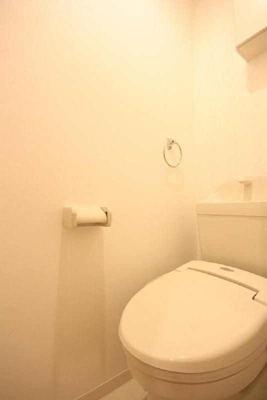 清潔感のあるトイレです